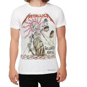 Metallica ...And Justice For All trash metal rock Official T-Shirt 2XL XXL NWT
